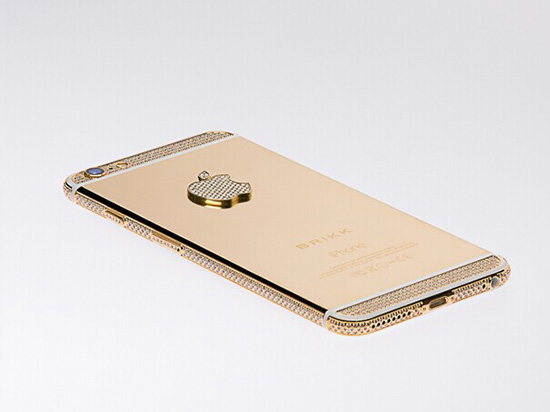 奢華iPhone 6起步價27萬：鑲10克拉鉆石