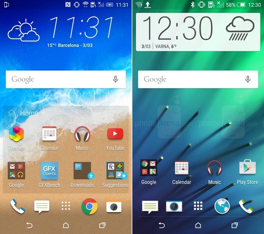 忽略四下巴，看看HTC One M9界面如何