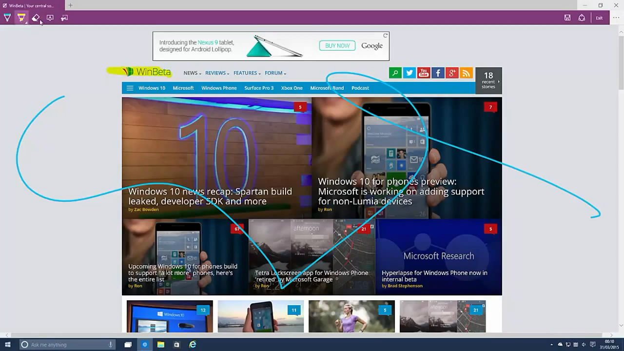 Windows 10新預(yù)覽版上手，終于玩上斯巴達(dá)瀏覽器了