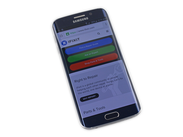 Galaxy S6 Edge拆解:膠水用太多 維修難