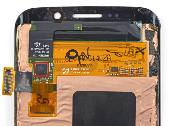 Galaxy S6 Edge拆解:膠水用太多 維修難