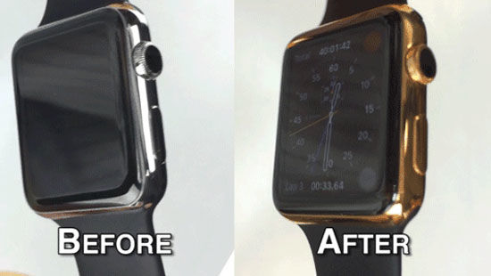 化學家教你如何把Apple Watch鍍成24K金表！