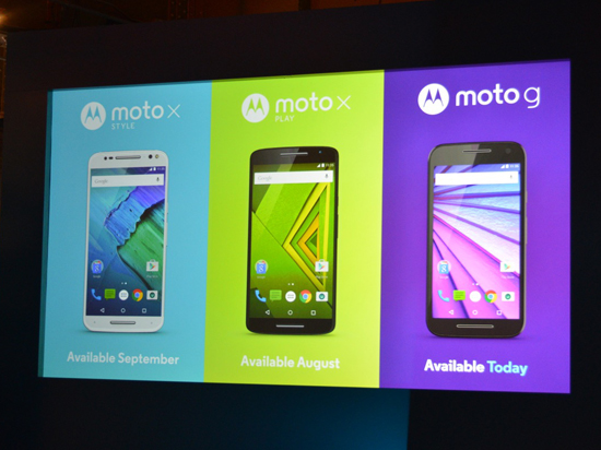 三機齊發，Moto G/X Style/X Play正式發布