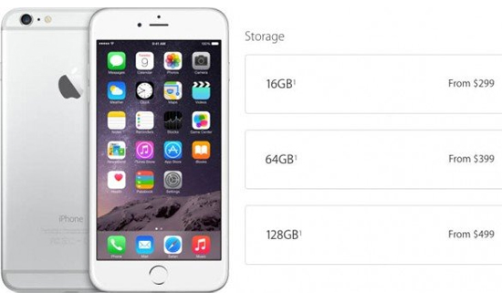 iPhone6s最終存儲容量曝光:依然16GB起