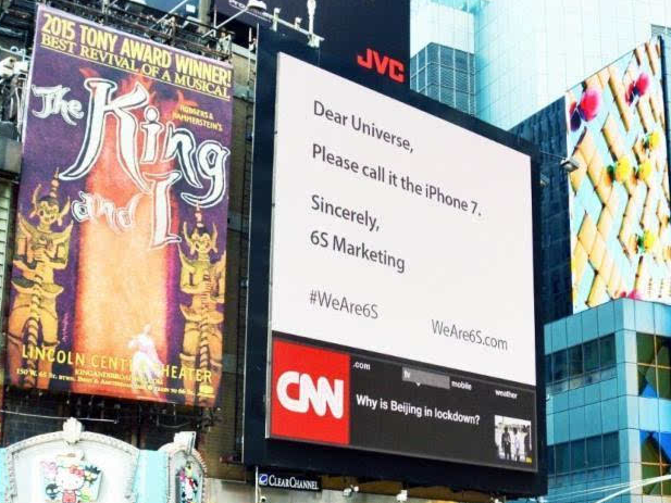 因?yàn)樽裁O(píng)果6s或叫iPhone7？！