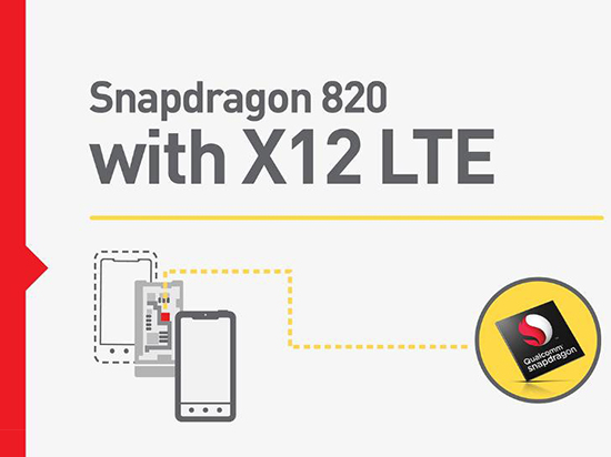 驍龍820集成X12 LTE基帶:速度 信號激增!