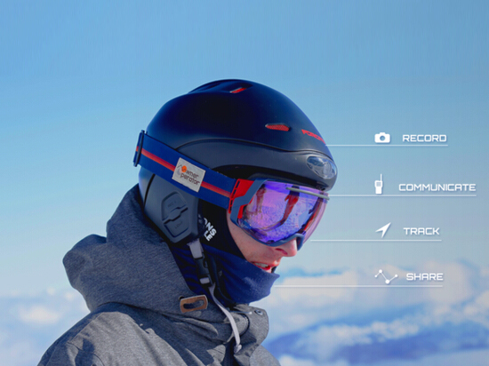 Forcite Alpine :首款冰雪運動智能頭盔