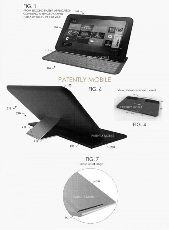 專利曝光:Surface平板電腦新鍵盤?