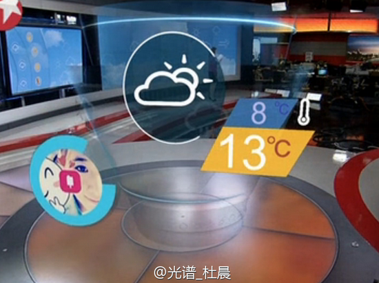微軟小冰登上東方衛視 擔任天氣預報員