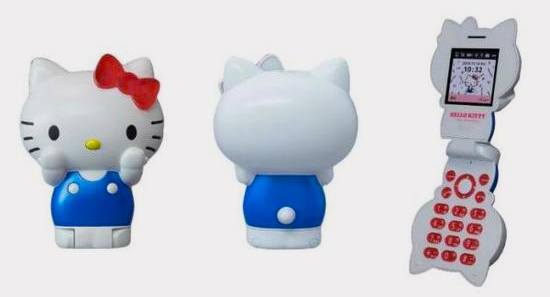 萌翻了!Sanrio專為粉絲推出Hello Kitty翻蓋手機