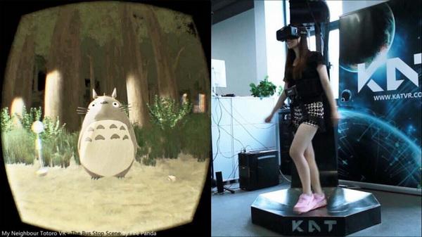 VR頭盔玩游戲不夠爽？加個虛擬現實跑步機試試