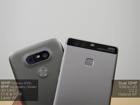 雙攝像頭手機對比:LG G5真的比華為P9強很多嗎?