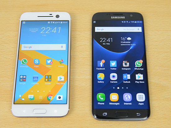 結果略憂傷!HTC 10三星S7 edge指紋解鎖速度對比