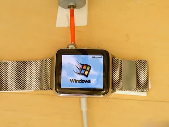 視頻:Apple Watch完美運(yùn)行Win 95系統(tǒng) 而且速度逆天