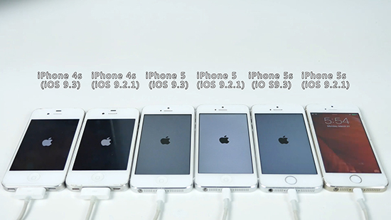 視頻:iOS 9.3比iOS 9.2.1更快?不同版本iPhone實測