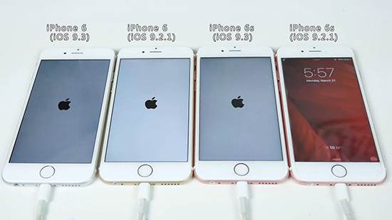 視頻:iOS 9.3比iOS 9.2.1更快?不同版本iPhone實測