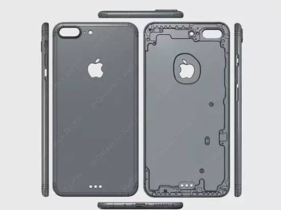 這是iPhone 7 Plus模具照？說好的雙邊喇叭去哪了