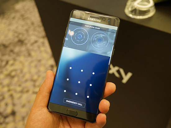 吃驚！三星Note7將和銀行推廣虹膜支付