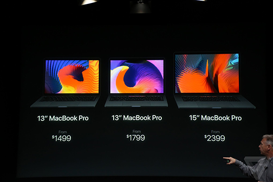 蘋(píng)果發(fā)布新Macbook Pro 國(guó)行售價(jià)11488元起