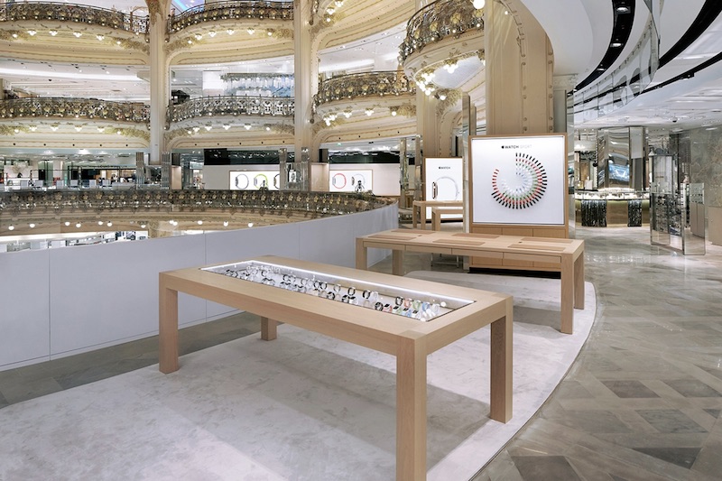 Apple Watch位于巴黎老佛爺的專門店正式關閉