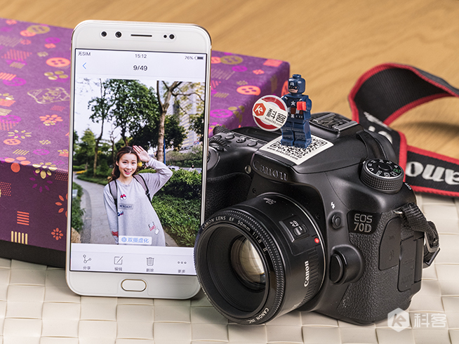 手機雙攝贏單反?vivo X9Plus自拍VS佳能70D