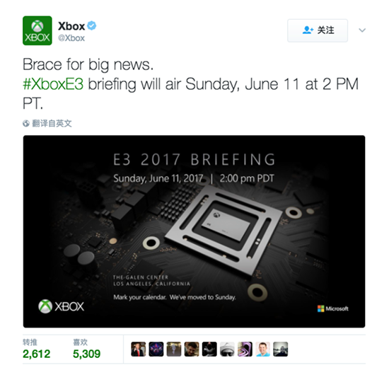性能吊打PS4 Pro?微軟Xbox天蝎座6月E3游戲展見