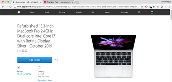 MacBook Pro也出翻新機了!最便宜也要上萬