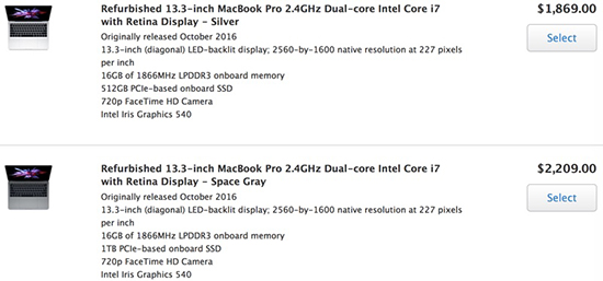 MacBook Pro也出翻新機了!最便宜也要上萬