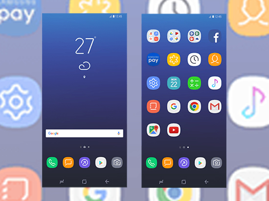 三星Galaxy S8新UX界面曝光:圓潤+線條設計很抽象