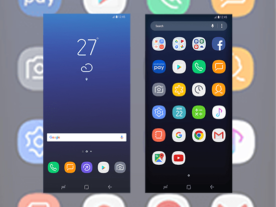 三星Galaxy S8新UX界面曝光:圓潤+線條設計很抽象