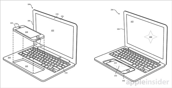 腦洞大開!蘋果新專利能把iPhone瞬間變筆記本