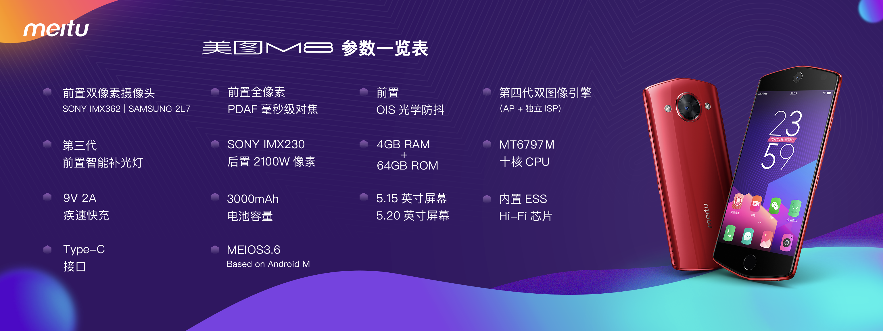 人工智能+個性定制，六曲面美圖M8發布