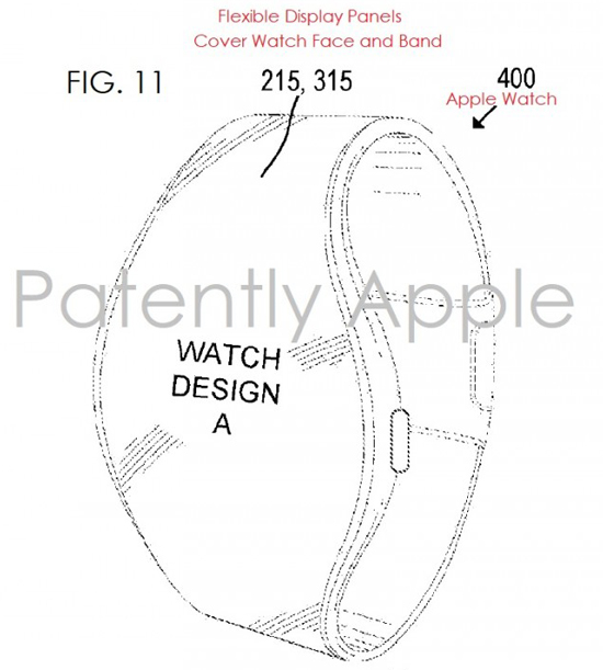Apple Watch新專利曝光:表帶也是屏幕