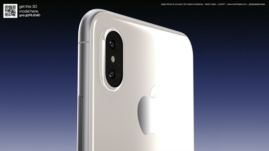 不出意外iPhone 8就是長這樣了:全面屏驚艷 額頭開孔感人