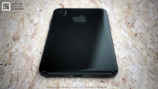 不出意外iPhone 8就是長這樣了:全面屏驚艷 額頭開孔感人