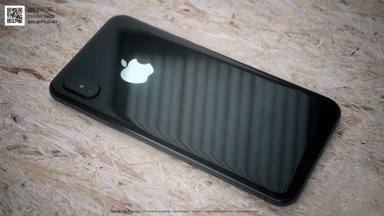 不出意外iPhone 8就是長這樣了:全面屏驚艷 額頭開孔感人