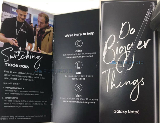 Galaxy Note8意外“發(fā)布”：三星泄密起來連自己都怕！