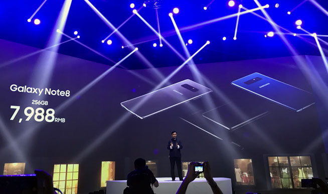 國行三星Note8月底上市：6988元起，電池經八重嚴苛考驗