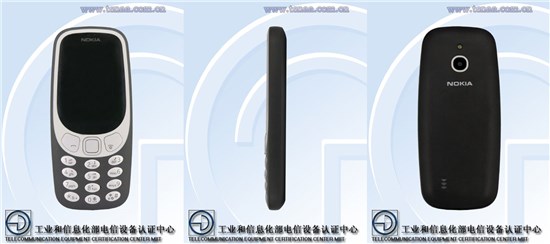 竟然搭載YunOS？諾基亞3310 4G版現身工信部