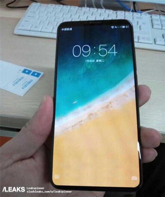 魅族15 Plus諜照再曝光：黃章親造夢想機，看起來很全面屏