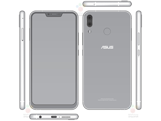 是否似曾相似？華碩ZenFone 5渲染圖曝光：齊劉海，全面屏