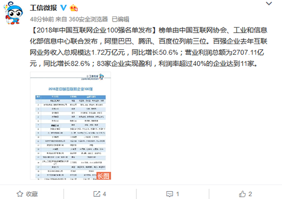 科客晚報：中國互聯網企業百強榜單出爐 又一款OPPO新機入網