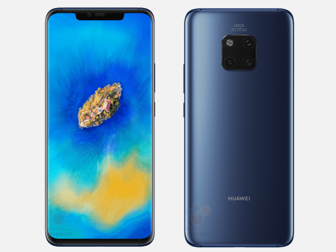 華為Mate 20 Pro重磅曝光:單挑iPhoneXS 三攝大升級