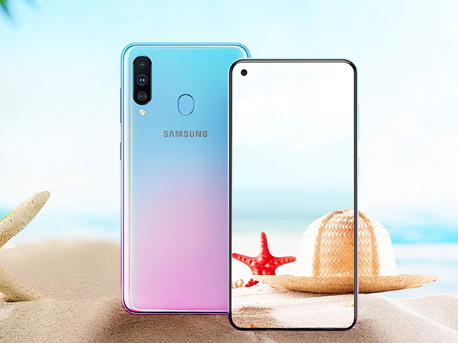 黑瞳全視屏配三攝 三星Galaxy A60元?dú)獍嫘屡渖_(kāi)售