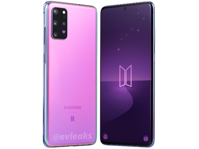 三星Galaxy S20+ BTS版曝光:紫色定制全家桶!你心動了嗎?