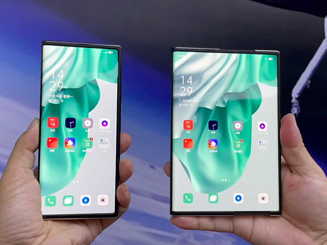 卷軸屏優于折疊屏？OPPO X 2021概念機探秘：使用壽命10萬+