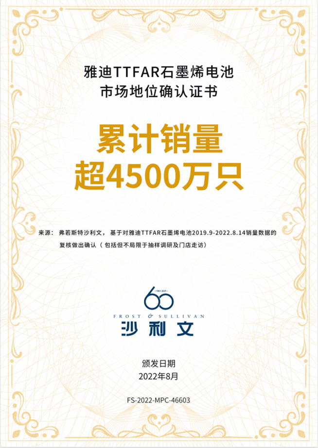 雅迪石墨烯電池再升級(jí)：超長(zhǎng)壽命超長(zhǎng)續(xù)航，重塑能源行業(yè)標(biāo)桿